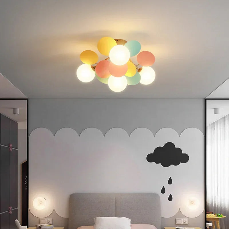 Modern Glass Ball Chandelier