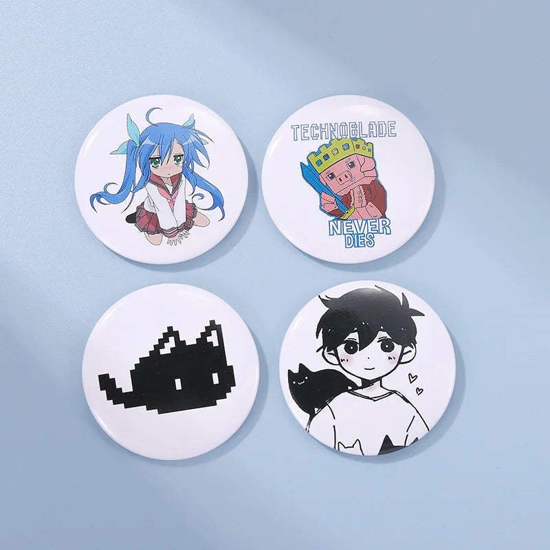 Meme Culture Tinplate Pins