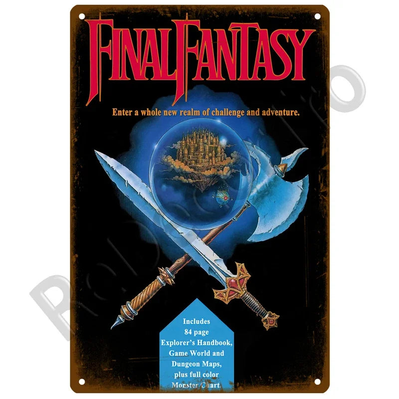 Vintage Game Metal Signs