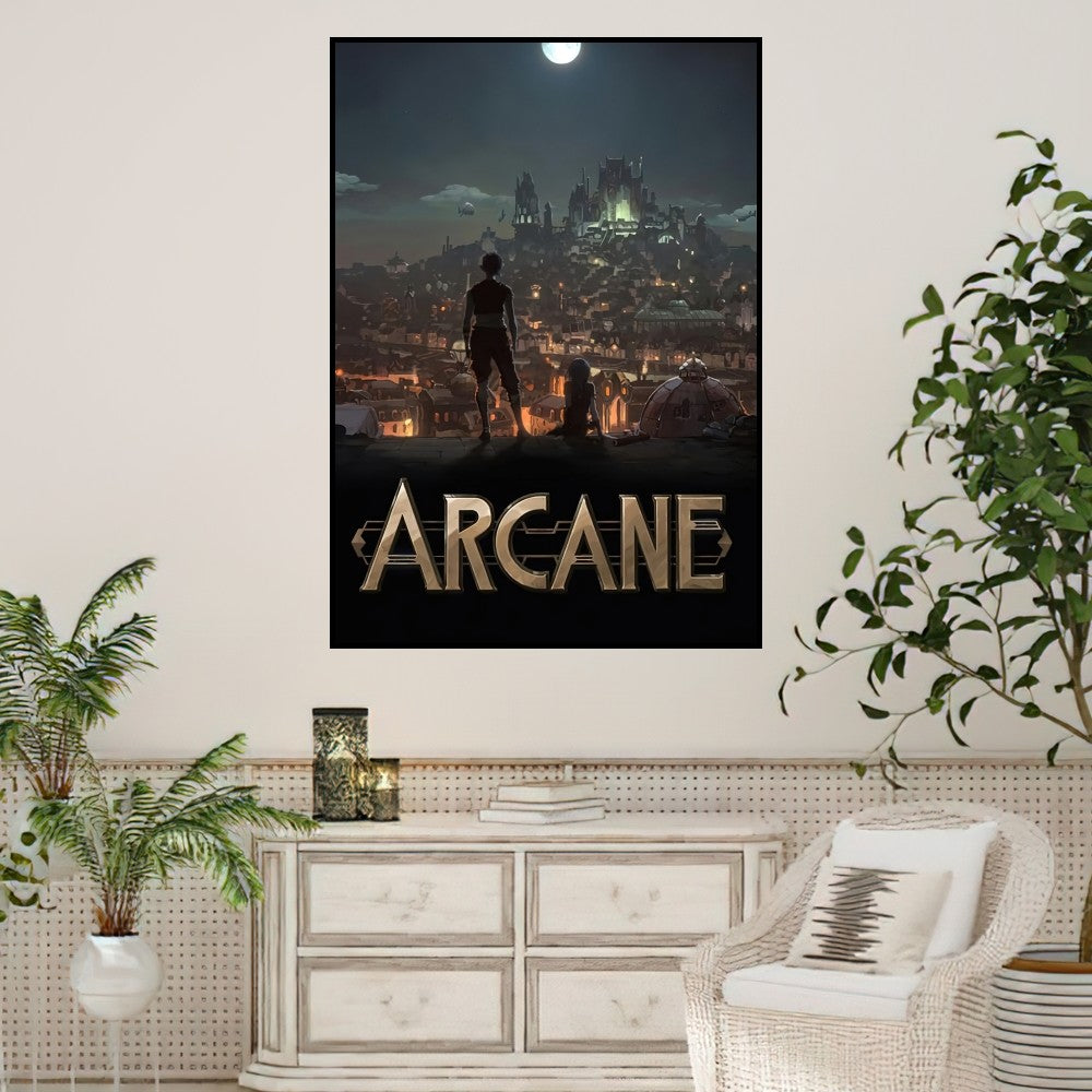 Arcane League of Legends Poster Prints Wall Sticker