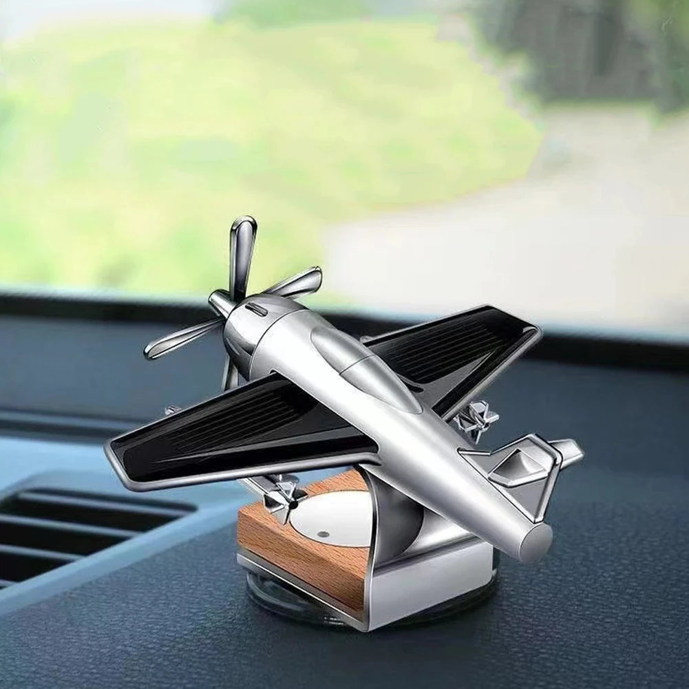 Essential Oil Diffuser Solar Airplane
