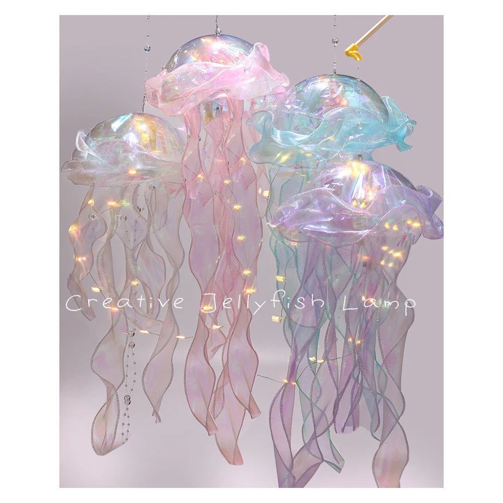 Hanging Jellyfish Bedroom Lamp