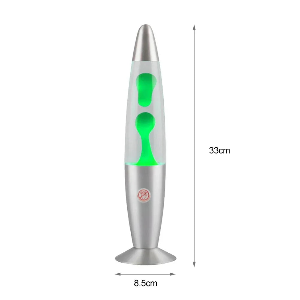 LED Volcano Lava Lamp Aluminum