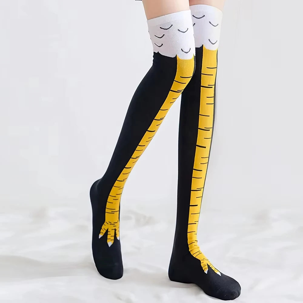 Chicken Leg Thigh High Socks