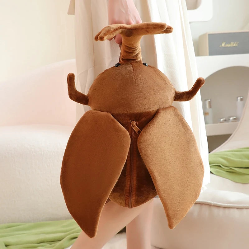 Plush Beetle Backpack