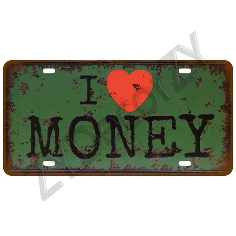 Funny Vintage Metal Signs Beer/Coffee