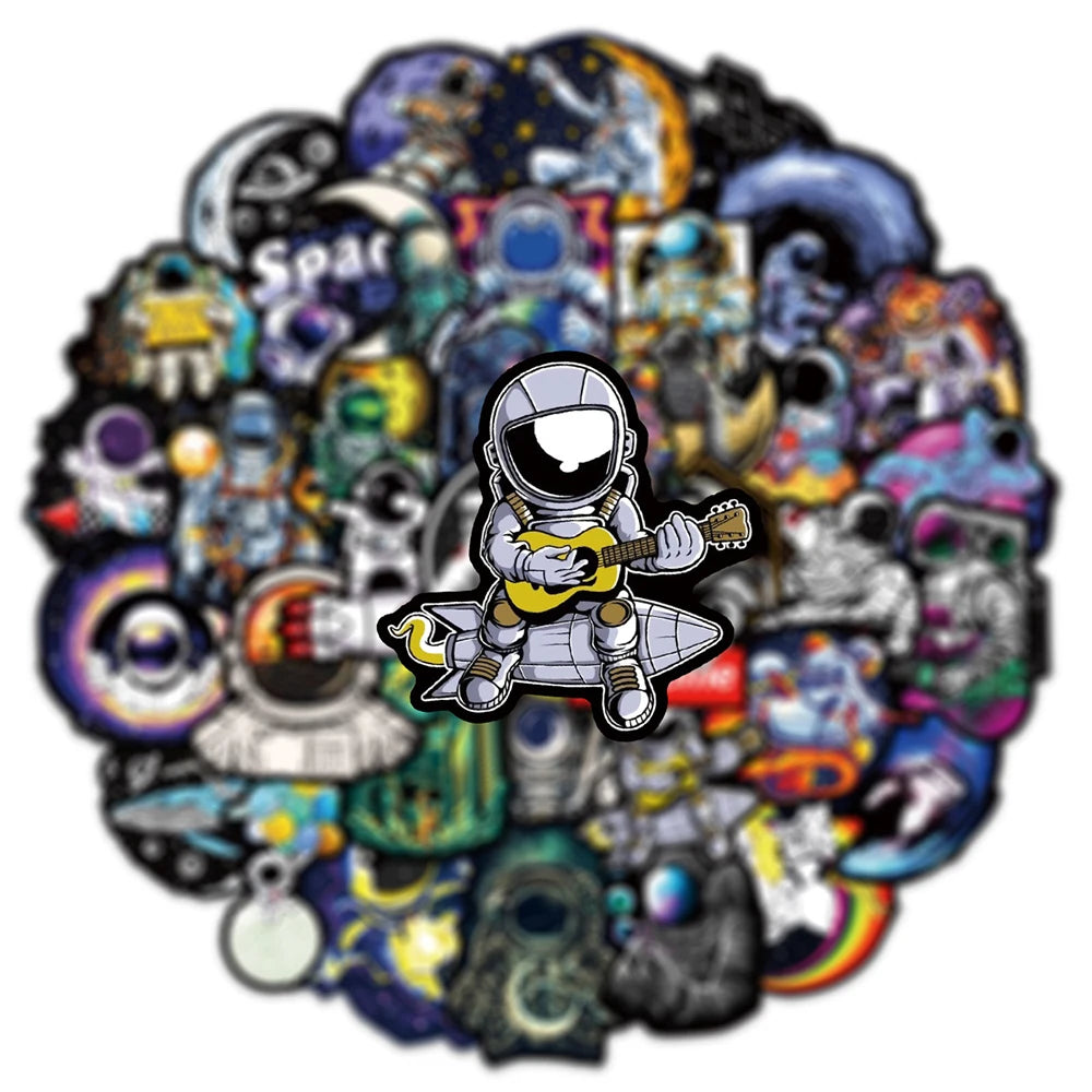 10/30/50PCS Outer Space Stickers