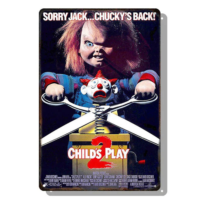 Popular Movie Metal Signs