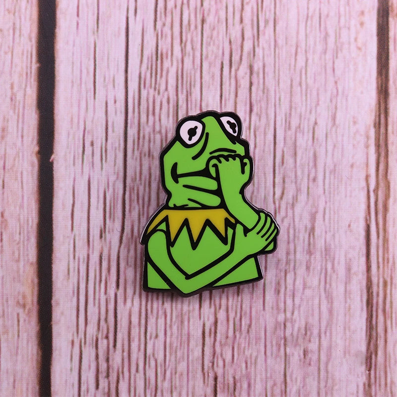 Funny Frog Pin/Keychain