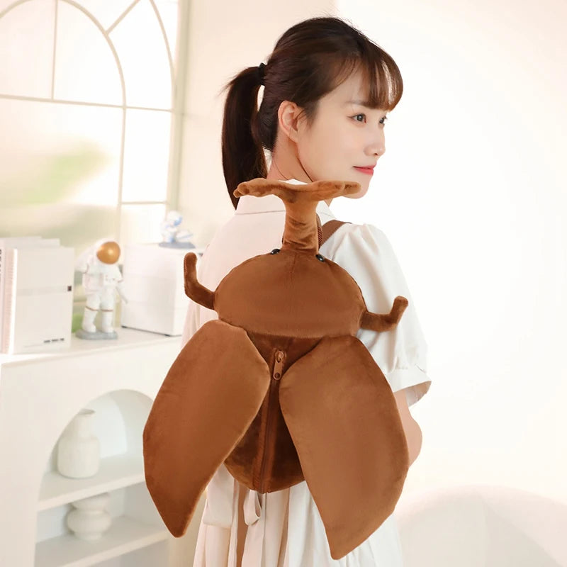 Plush Beetle Backpack