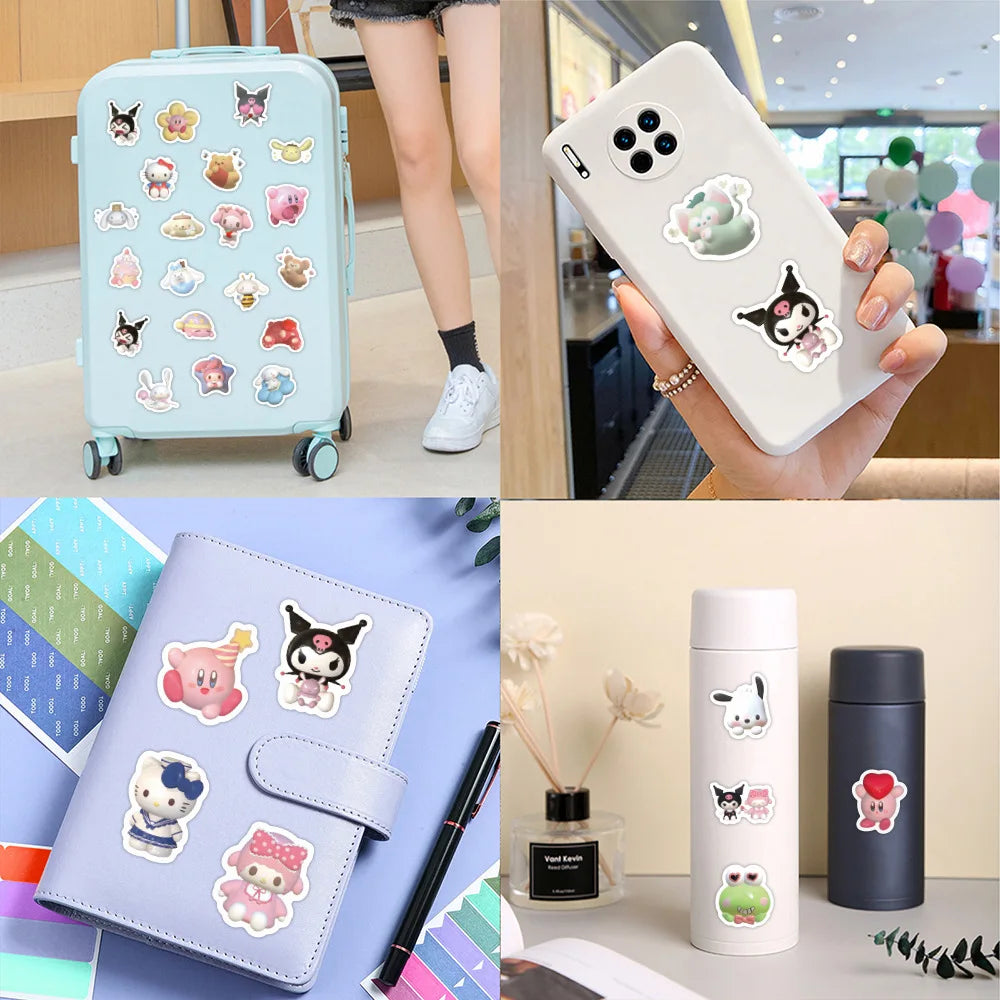 100/200/300Pcs Sanrio Hello Kitty Stickers