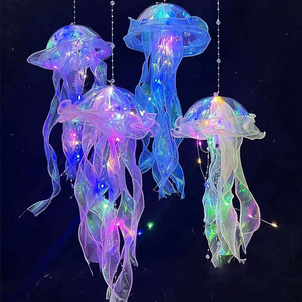 Hanging Jellyfish Bedroom Lamp
