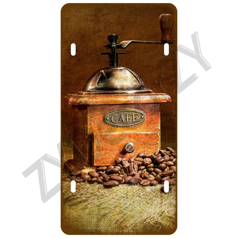 Funny Vintage Metal Signs Beer/Coffee