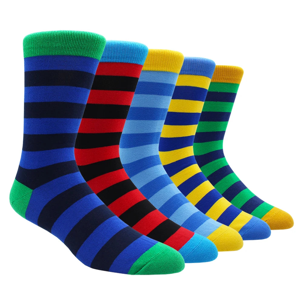 5pack Striped Long Socks