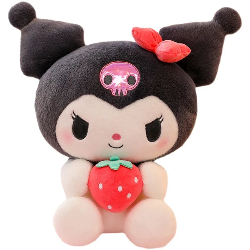 Sanrio Strawberry Kuromi/Melody Plushie