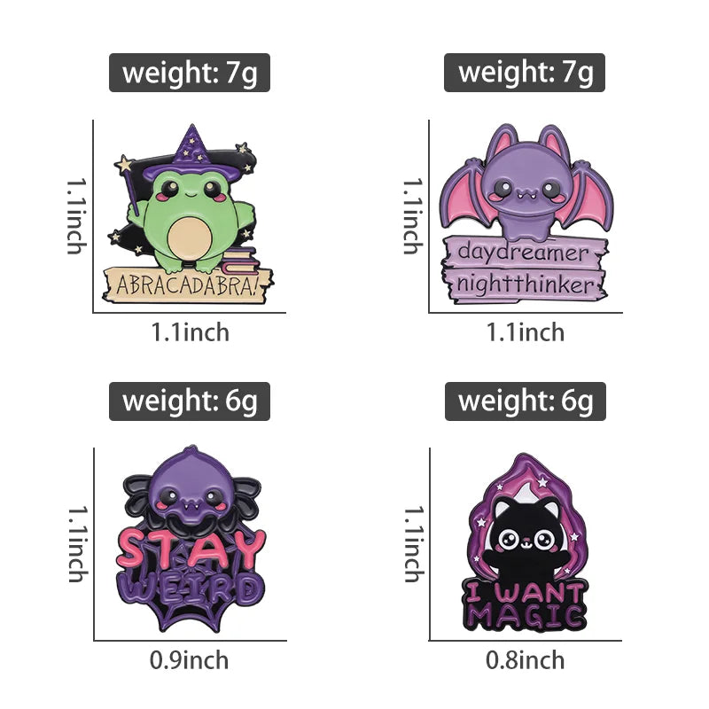 Witchy Enamel Pins