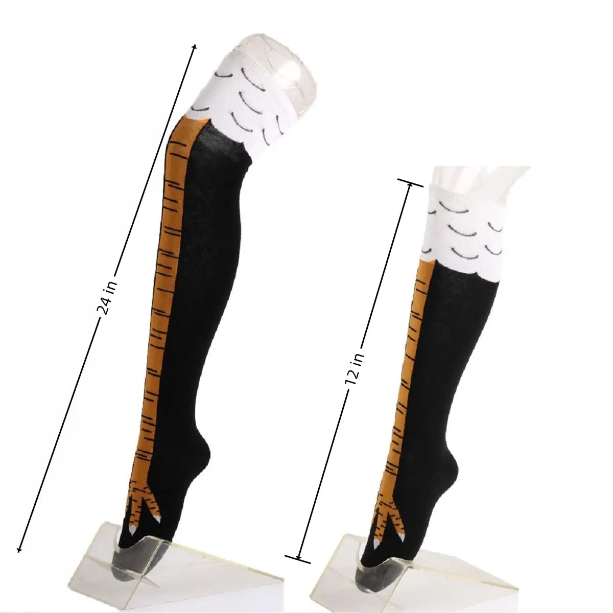 Chicken Leg Thigh High Socks