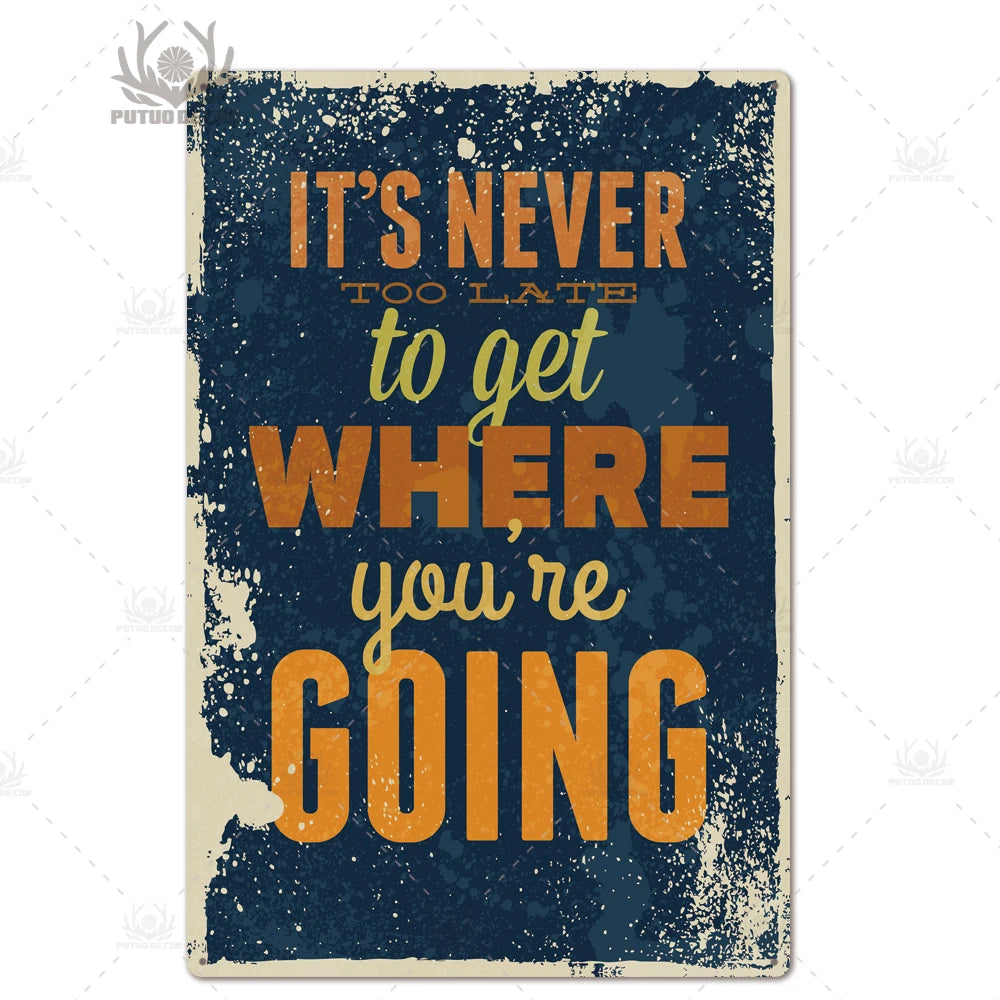 Quotes Metal Signs