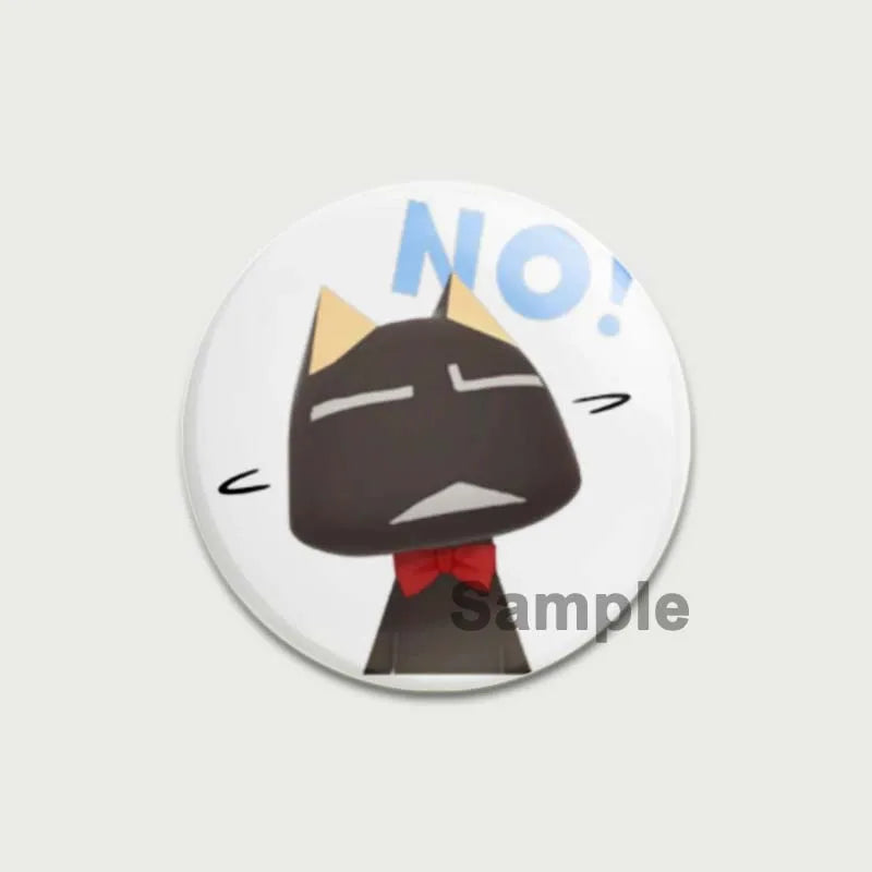 58/44/32MM Animal Crossing Cat Pins