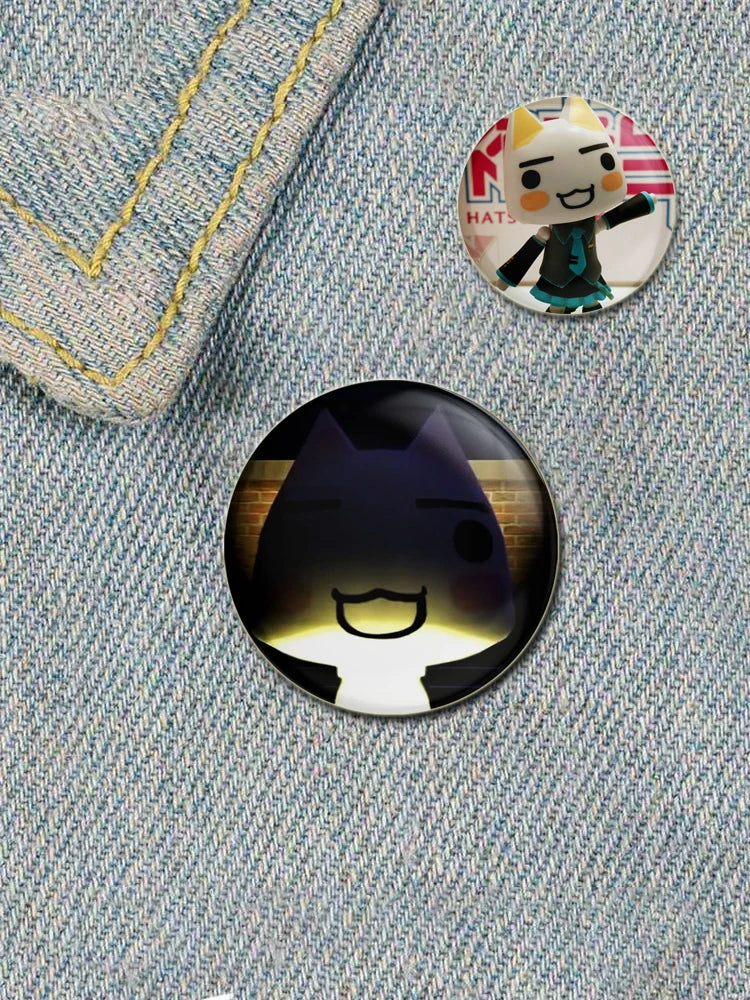 58/44/32MM Animal Crossing Cat Pins