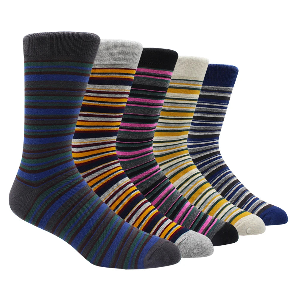 5pack Striped Long Socks