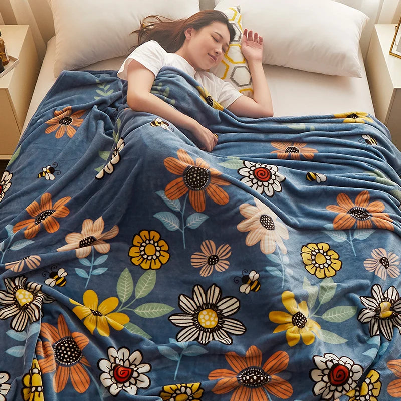 Soft Flower Blanket