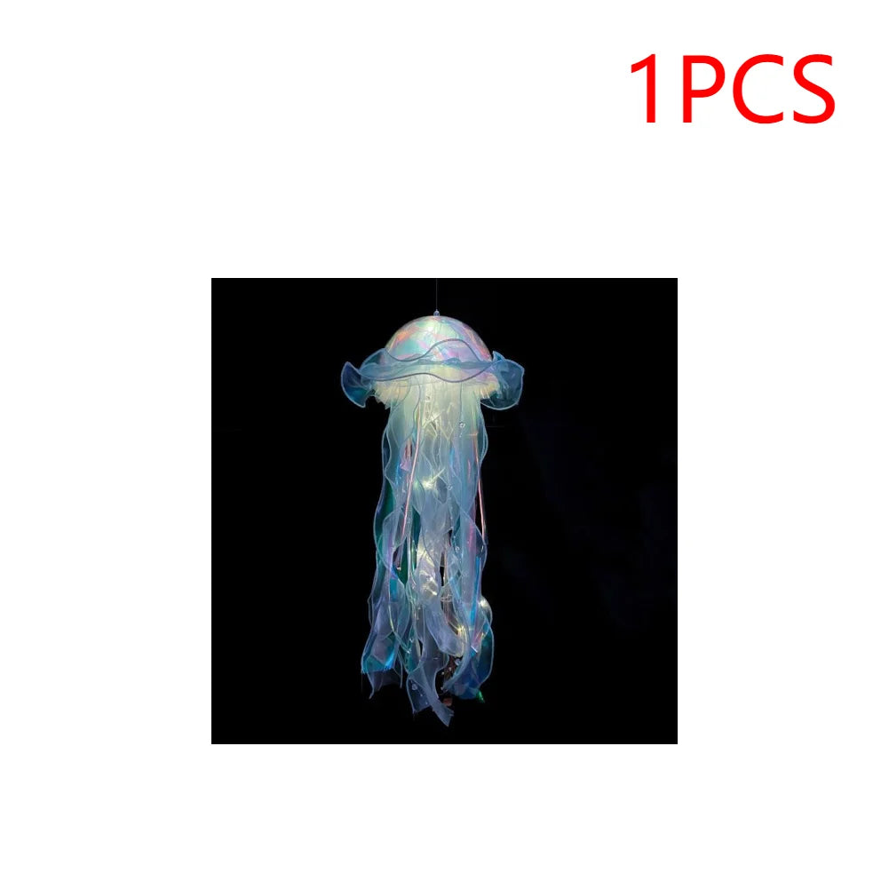Hanging Jellyfish Bedroom Lamp