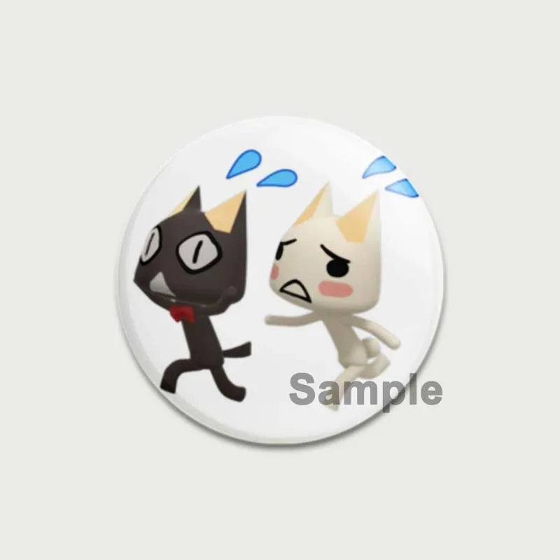 58/44/32MM Animal Crossing Cat Pins
