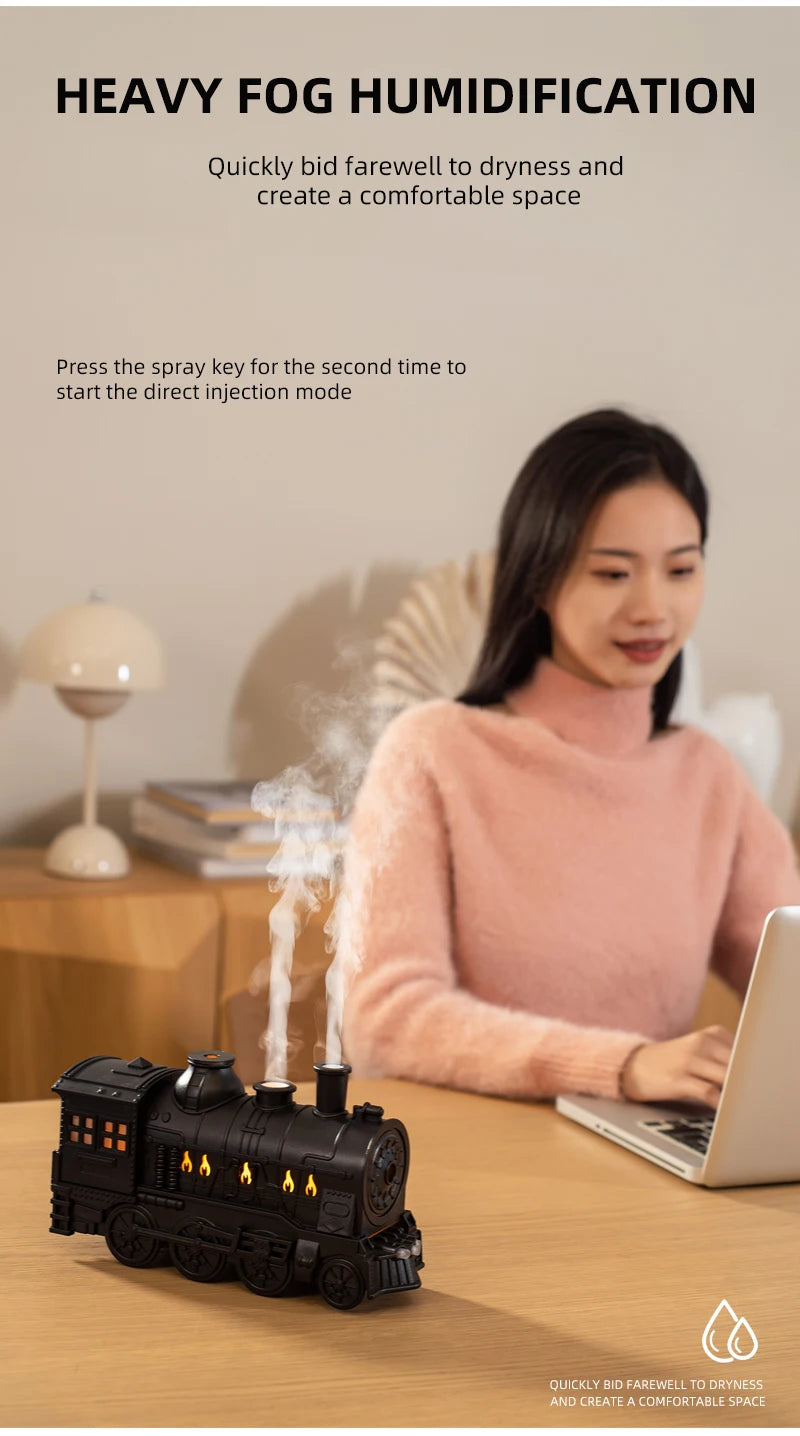 Train/Cannon Essential Oil Aroma Diffuser