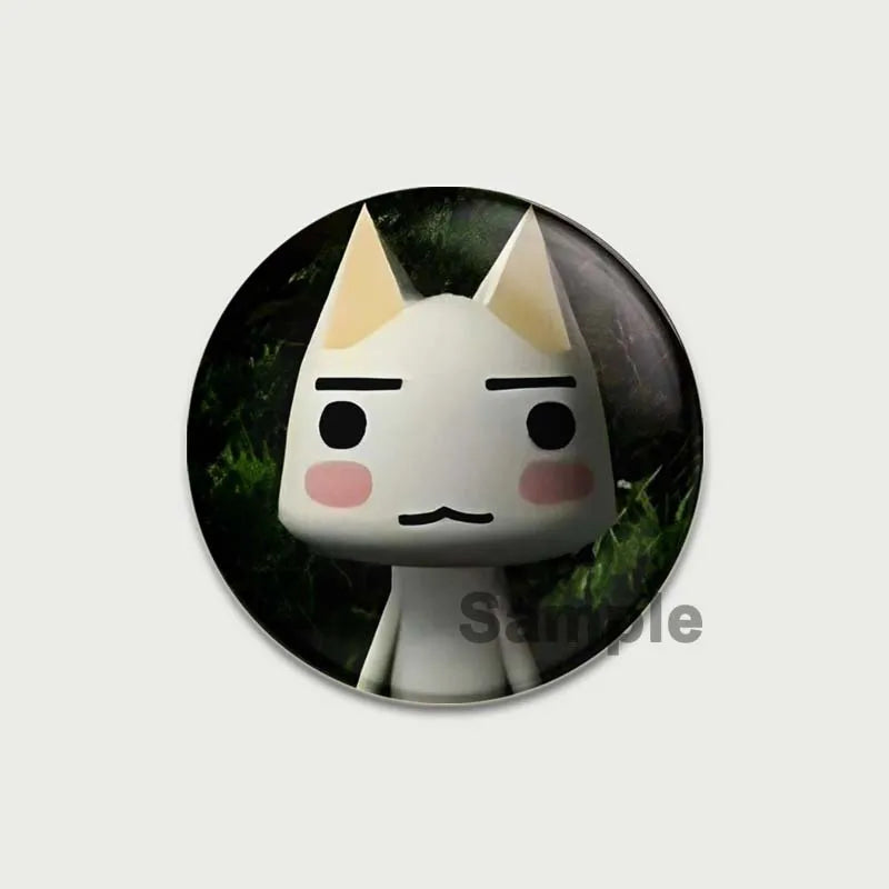 58/44/32MM Animal Crossing Cat Pins