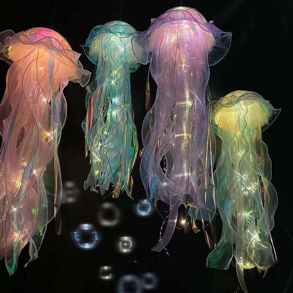 Hanging Jellyfish Bedroom Lamp