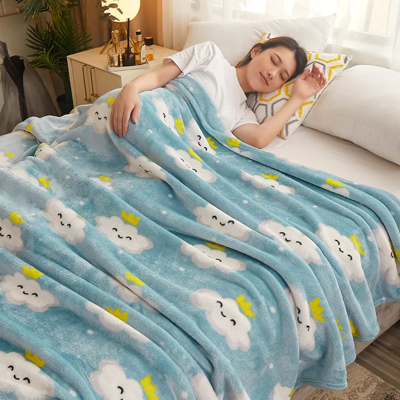 Soft Flower Blanket