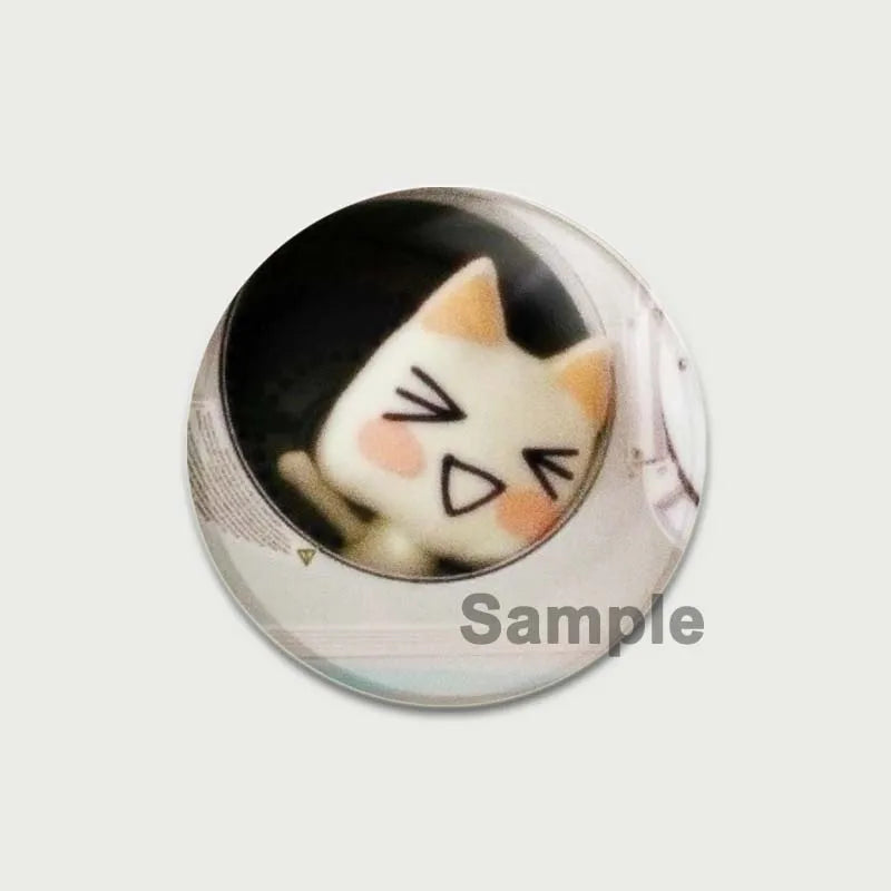 58/44/32MM Animal Crossing Cat Pins