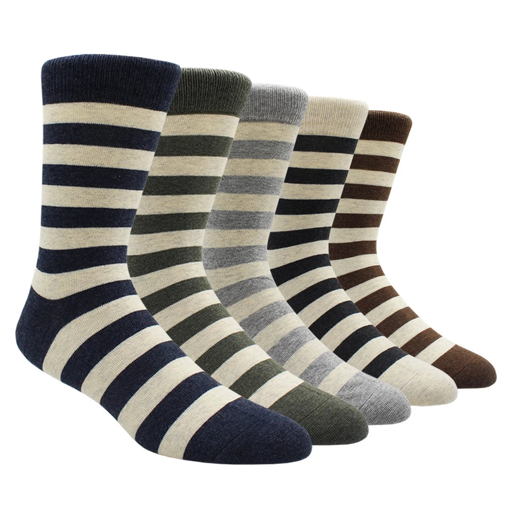 5pack Striped Long Socks
