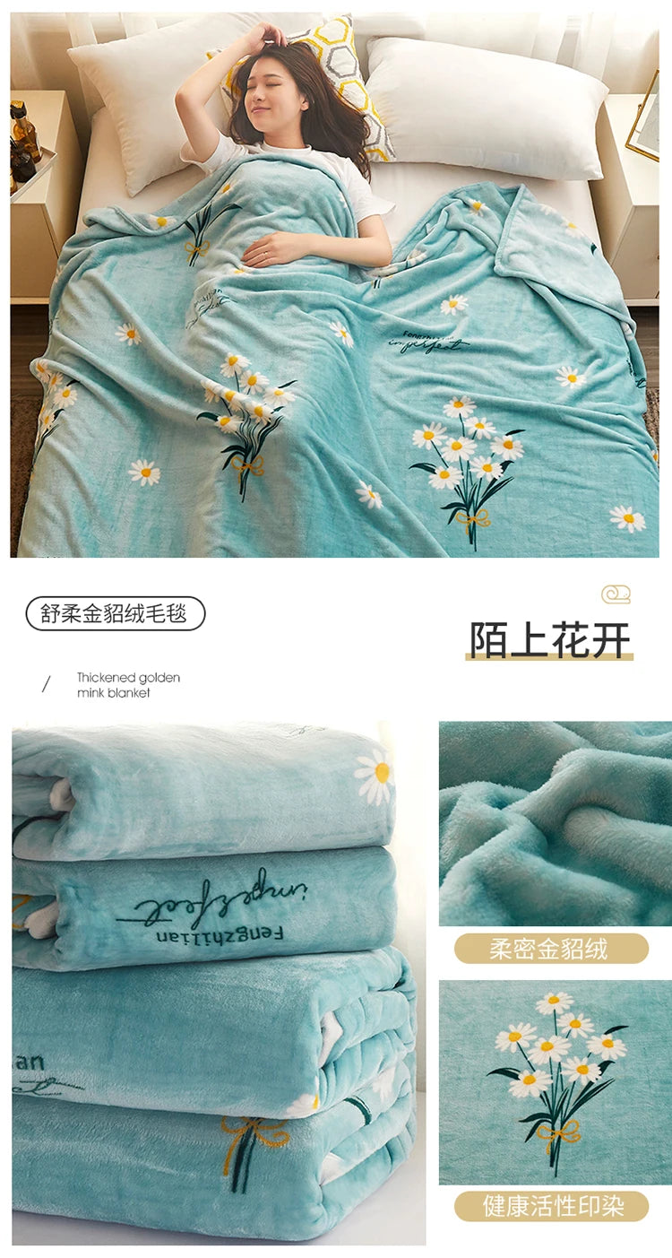 Soft Flower Blanket