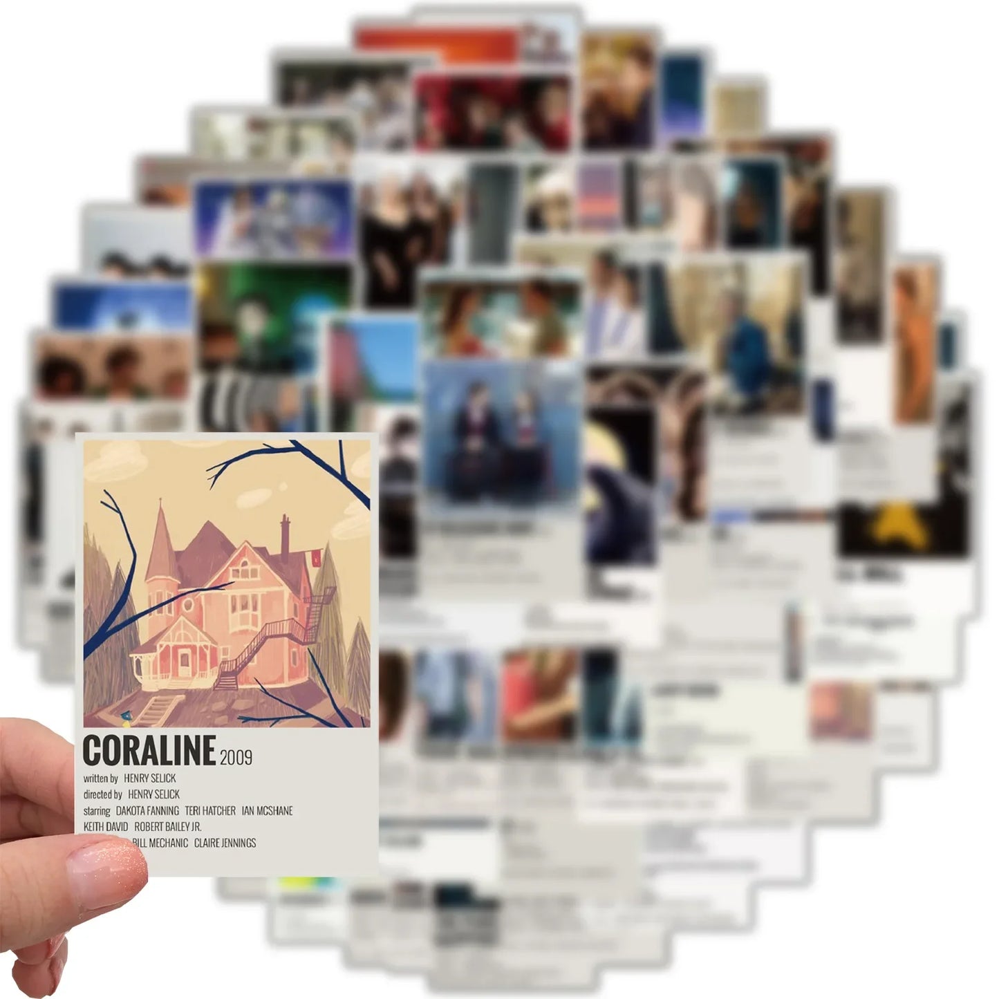 Movie Poster Stickers (64pcs)