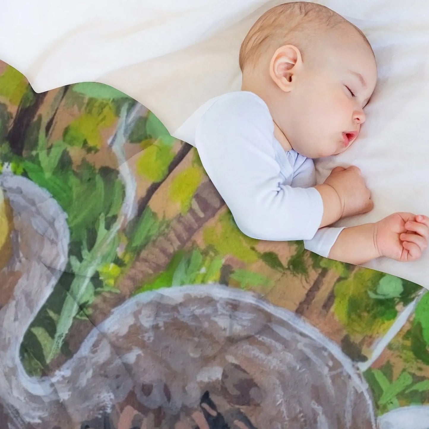 Dodo Gouache Painting Throw Blanket
