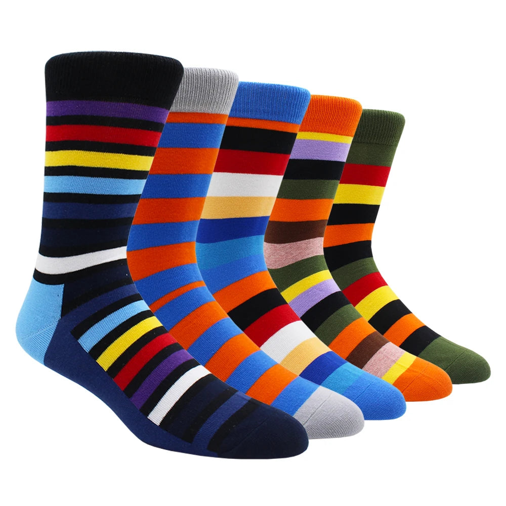 5pack Striped Long Socks