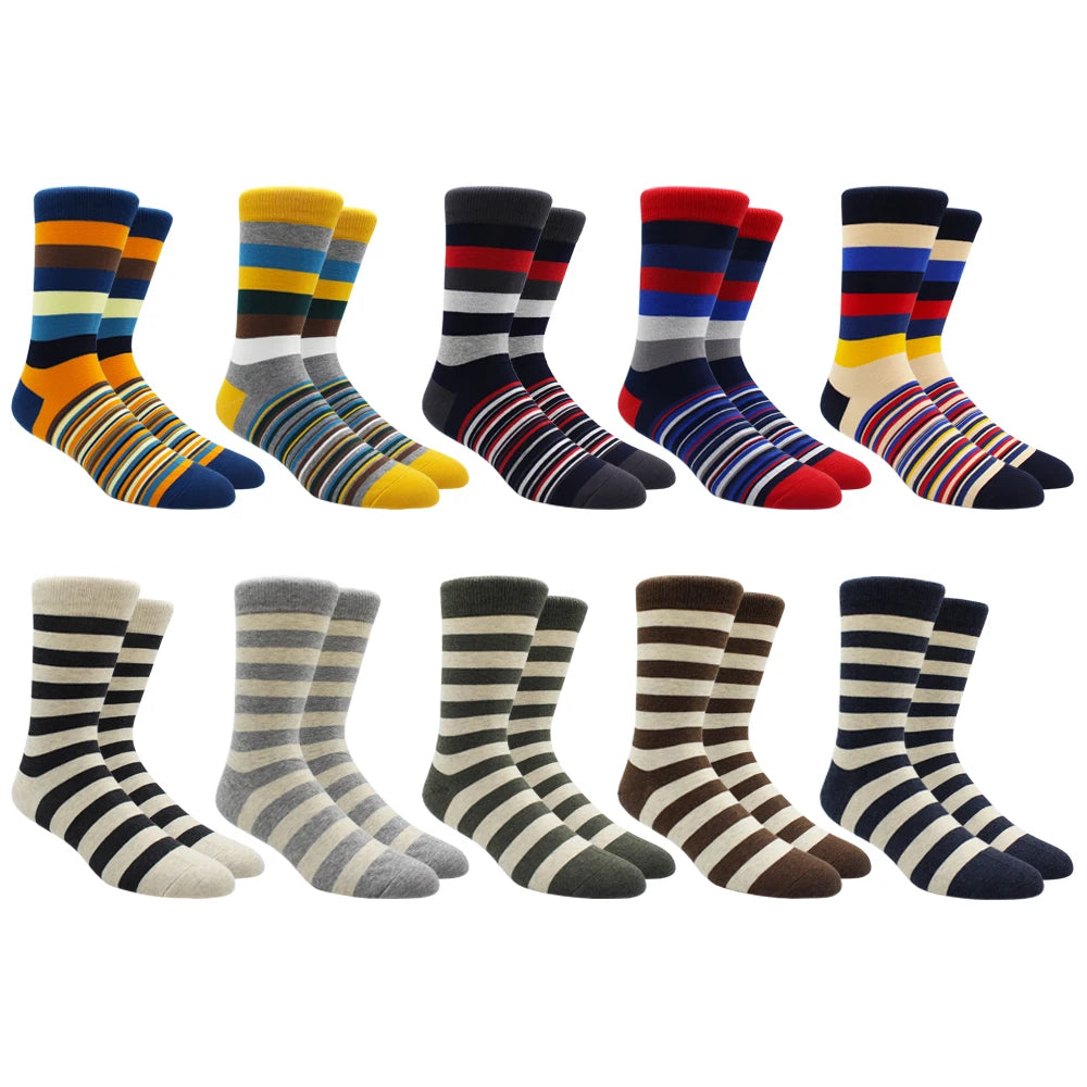 5pack Striped Long Socks