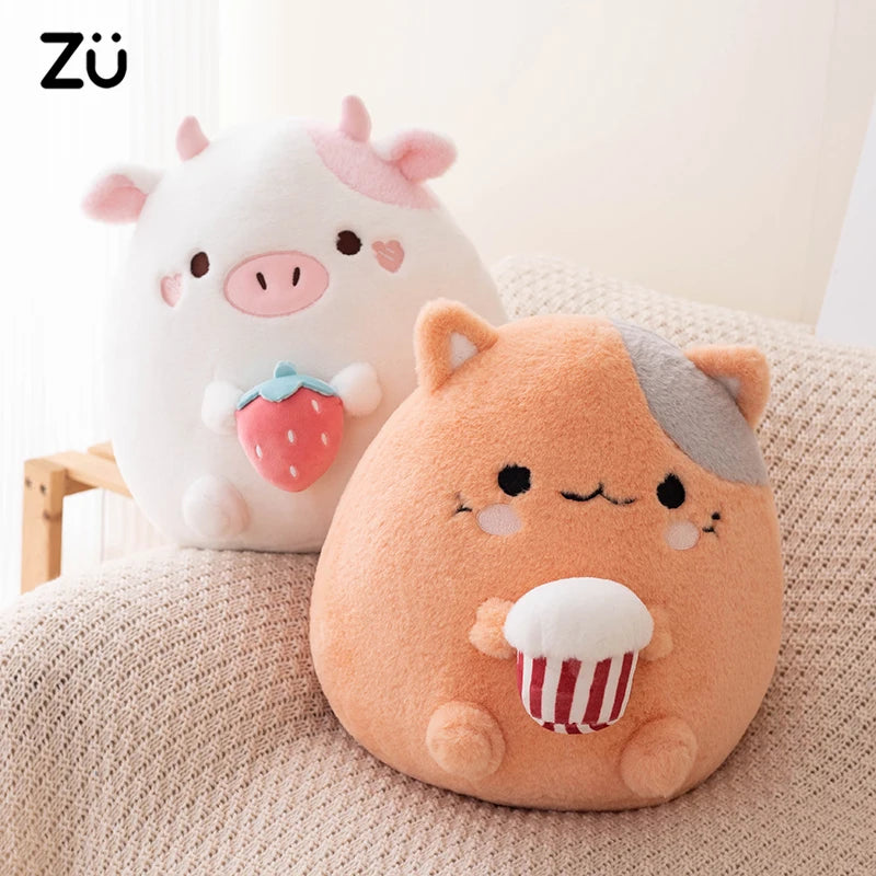 Squishy Plushies Cow and Cat