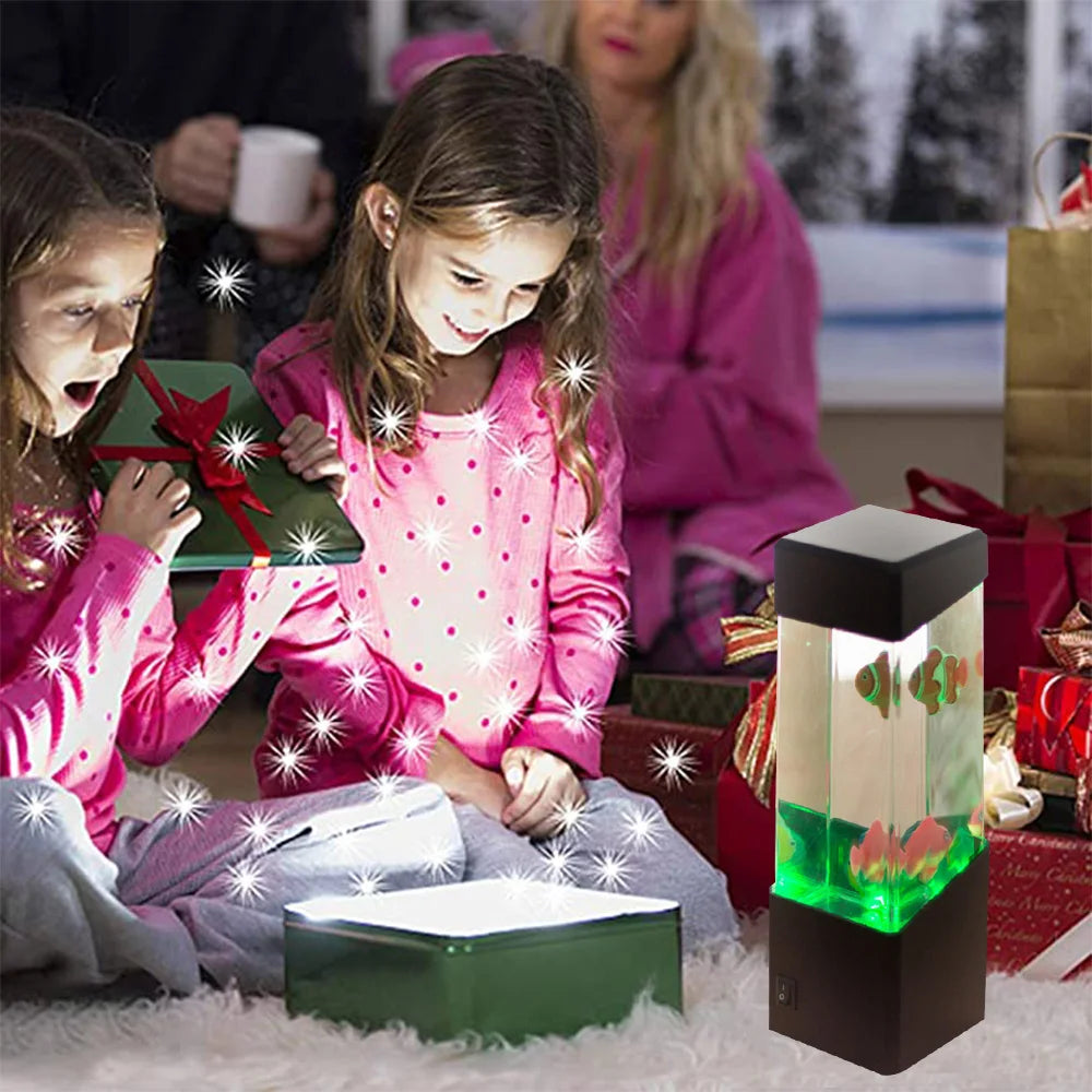 Color Changing LED Fish Tank Night Light