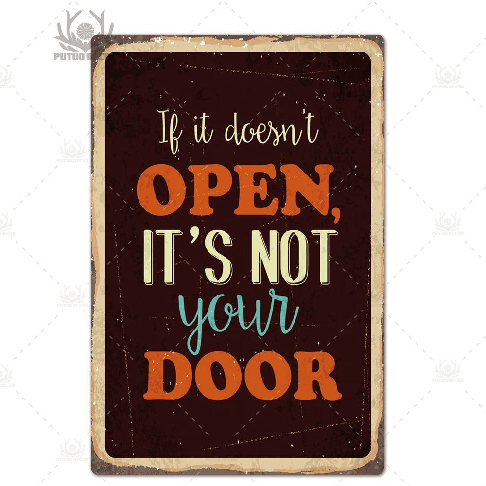 Quotes Metal Signs