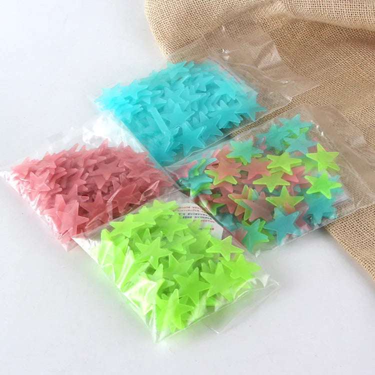 100Pcs/Set Glow in the Dark Stars