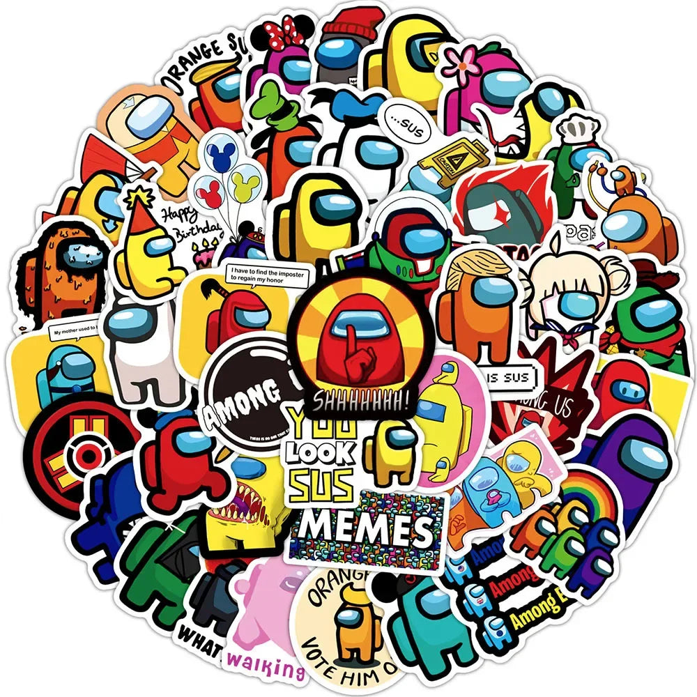 50Pcs Among Us Stickers