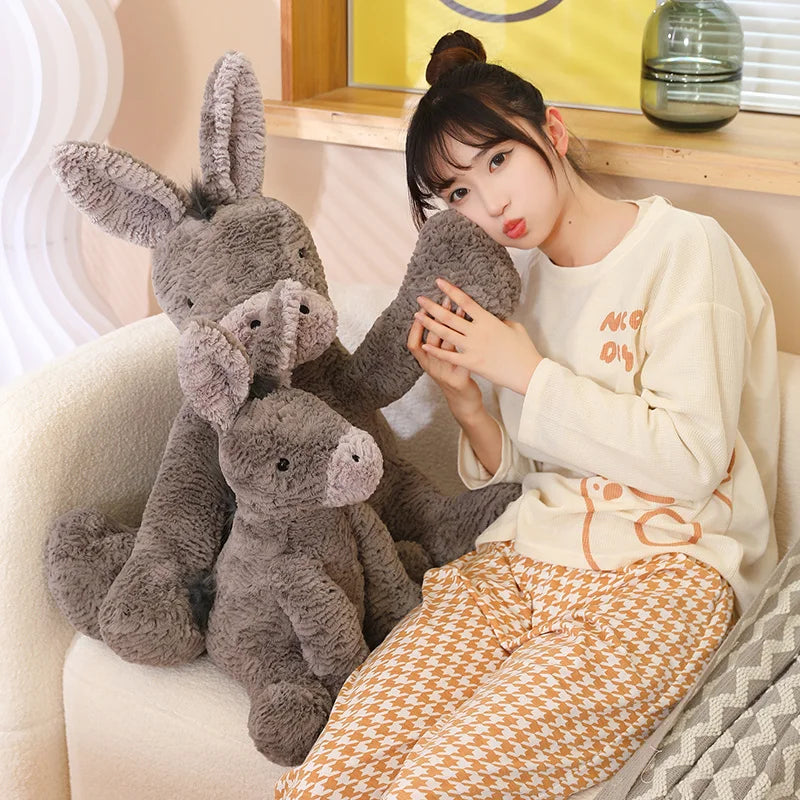 Grey Donkey Plushie