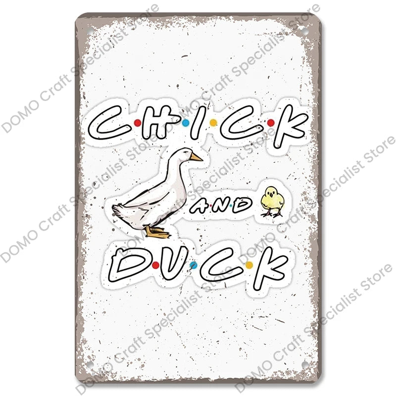 "Friends" Metal Signs