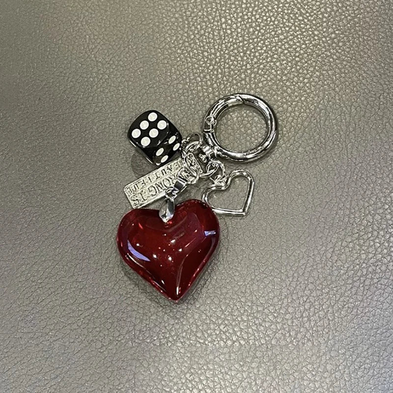 8 Ball/Cherry/Star Keychain