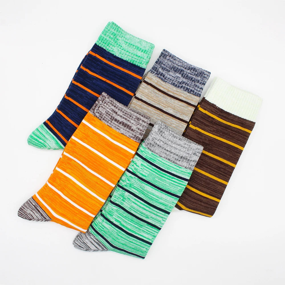 5pack Striped Long Socks