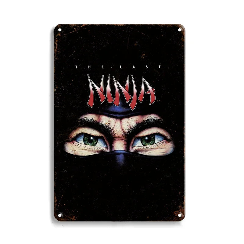 Retro Game Metal Signs