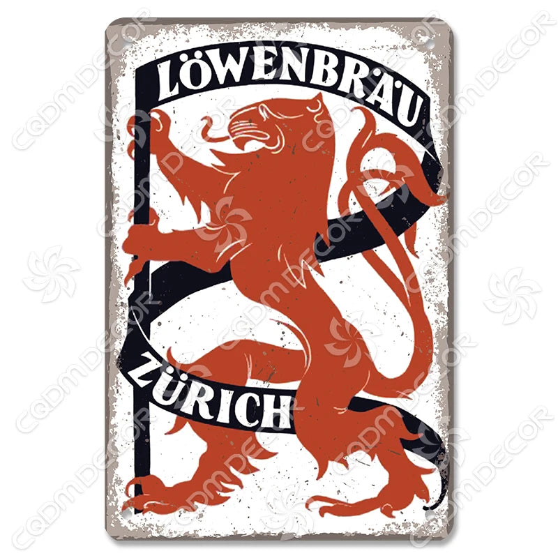 Vintage Gas Station Metal Signs